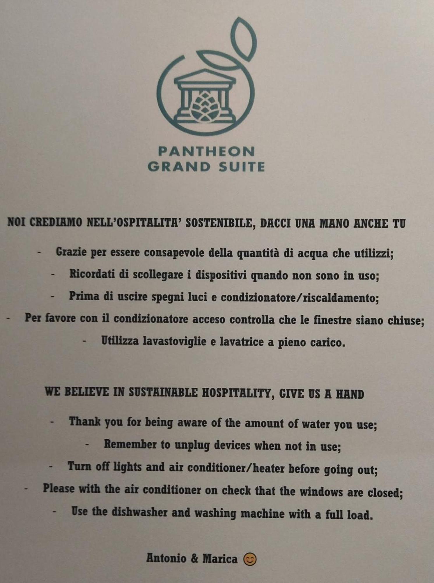 Pantheon Grand Suite Rom Exterior foto